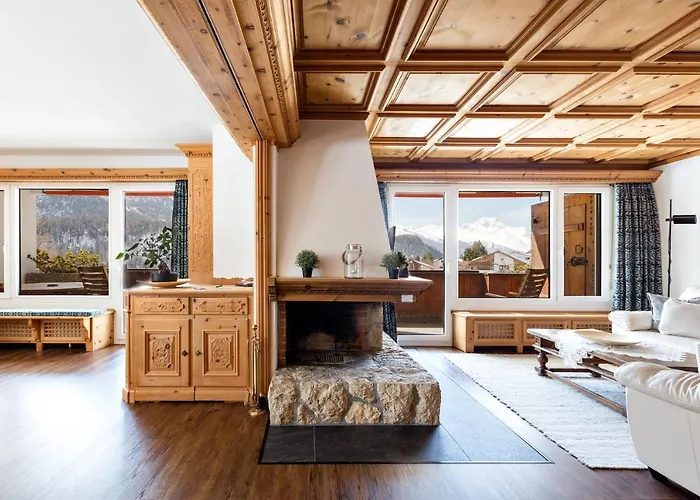 Spacious Apartment With Fantastic Alpine Panorama