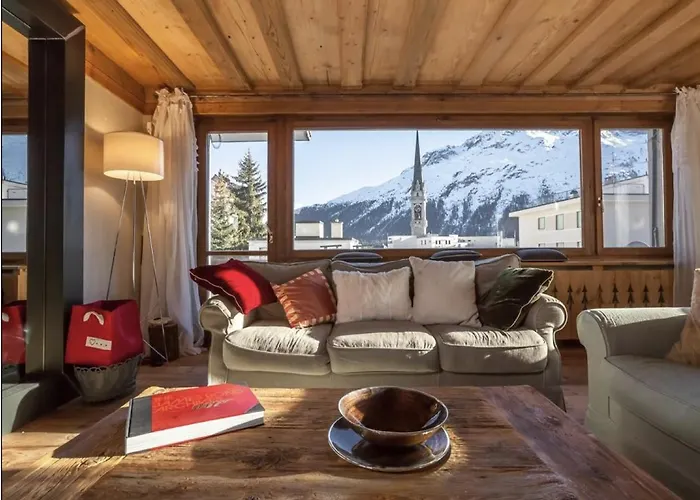 Apartment In Villa In The Heart Of Sankt Moritz-Dorf