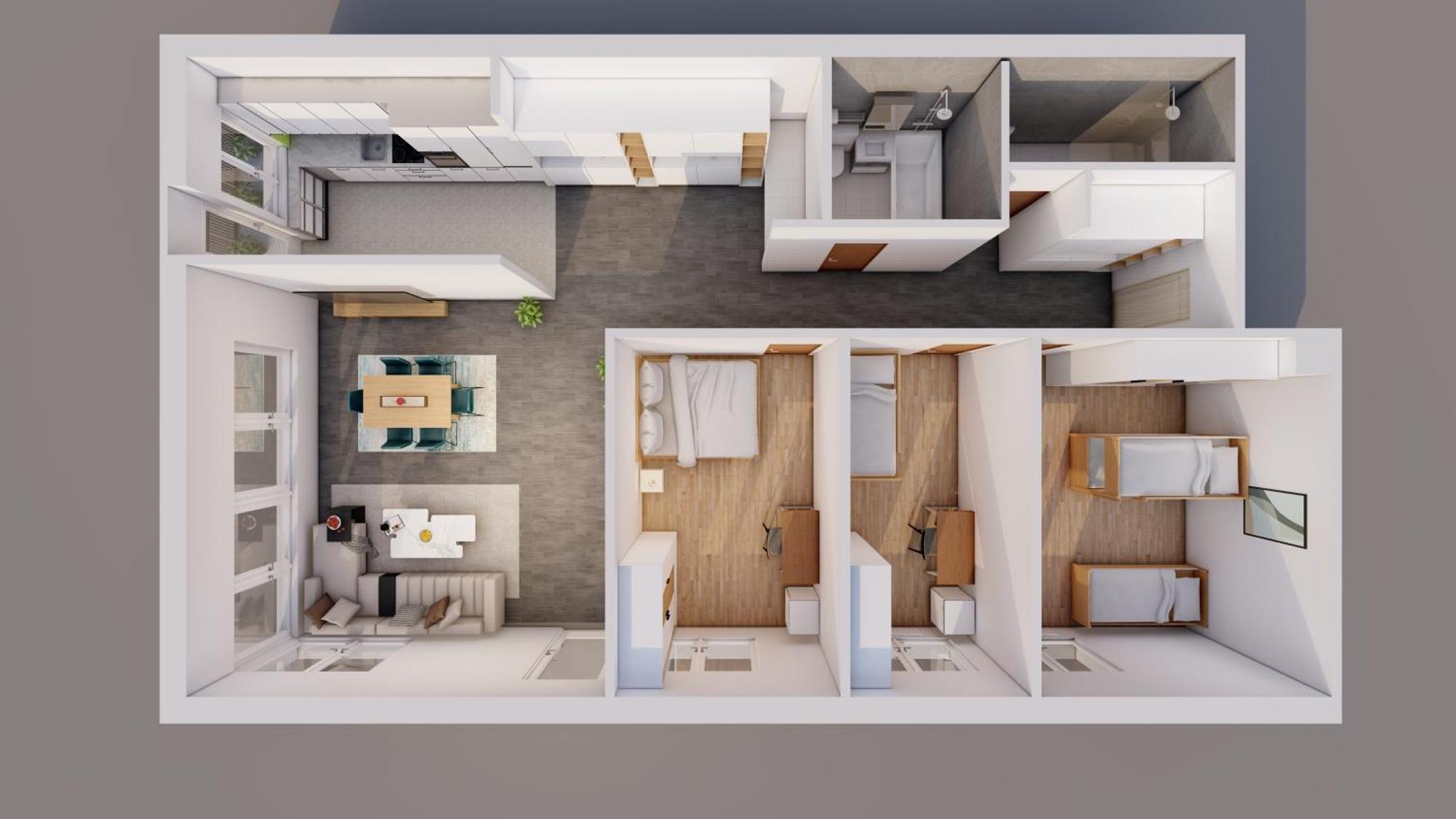 Beautiful Modern Family With Free Parking Appartamento *