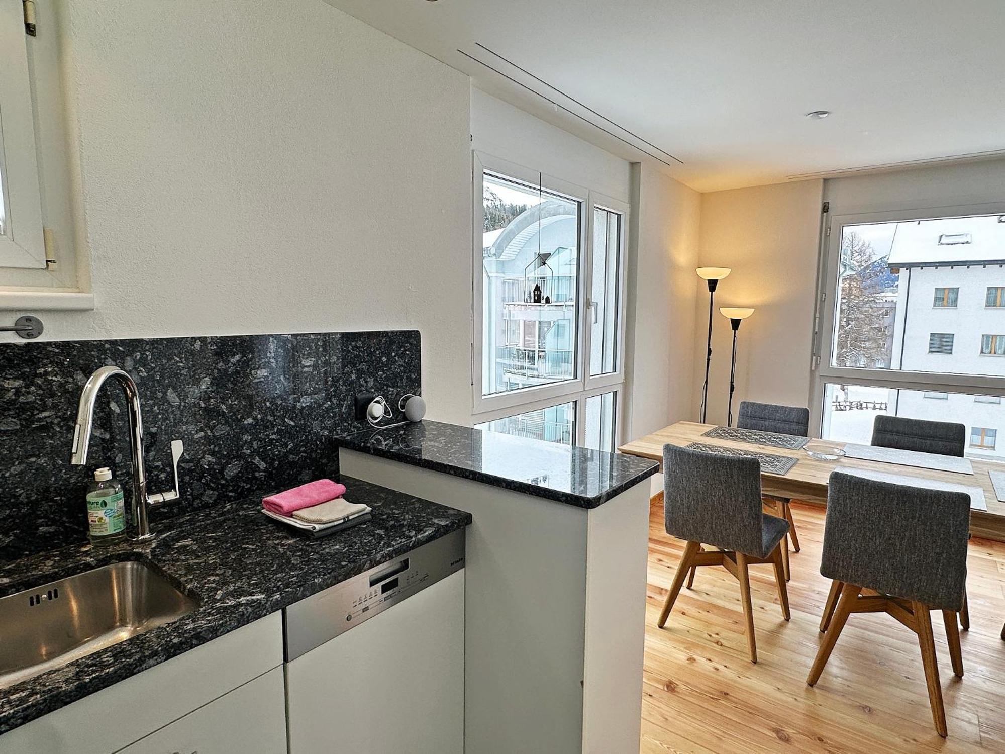 Echtholz, 110m2, Sport, Erholung, Mit Garage - Su48 Apartment St. Moritz